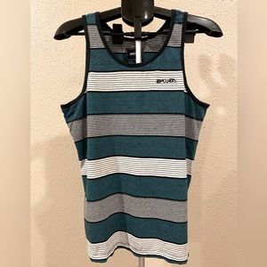 Ripcurl men’s stripes tank - size small